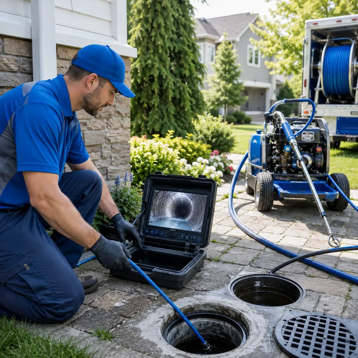 Outdoor drain cleaning professionals serving Sublime, TX