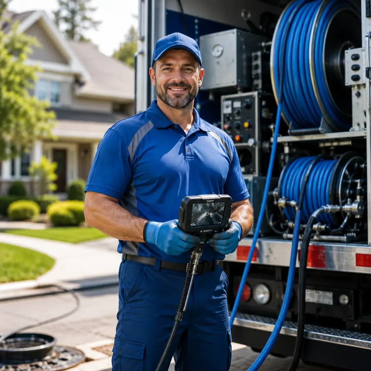 Local outdoor drain cleaning specialists in Sublime, TX